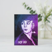 Sick Boi Ren Postkarte (Stehend Vorderseite)