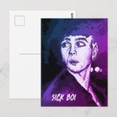 Sick Boi Ren Postkarte (Vorne/Hinten)