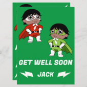 Sick Boy Super Hero wird gut (Vorne/Hinten)