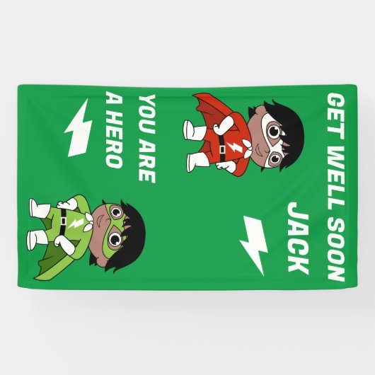 Sick Boy Super Hero wird gut Banner (Horizontal)