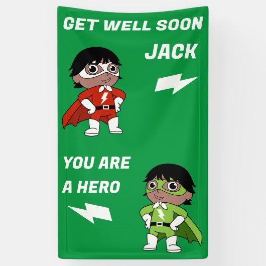 Sick Boy Super Hero wird gut Banner (Vertikal)