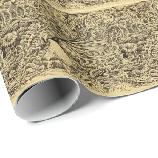 Sick Chamber_by Brian Benson Geschenkpapier (Rolleneckpunkt)