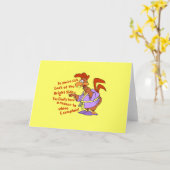 Sick Chicken Karte (Gelbe Blume)