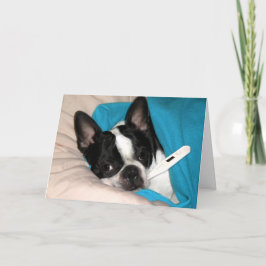 Sick Day Doggie Karte