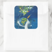 Sick Earth 2008 Quadratischer Aufkleber (Tasche)