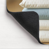 Sick Giraffe On Bed Pillow Stack Mousepad (Ecke)