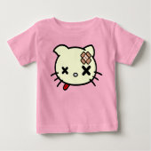 Sick Kitty Baby T-shirt (Vorderseite)