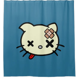 Sick Kitty Duschvorhang
