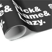 Sick & Lame & Lazy. Geschenkpapier (Rolleneckpunkt)