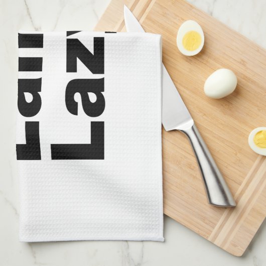 Sick & Lame & Lazy. Geschirrtuch (Viertel Falte)