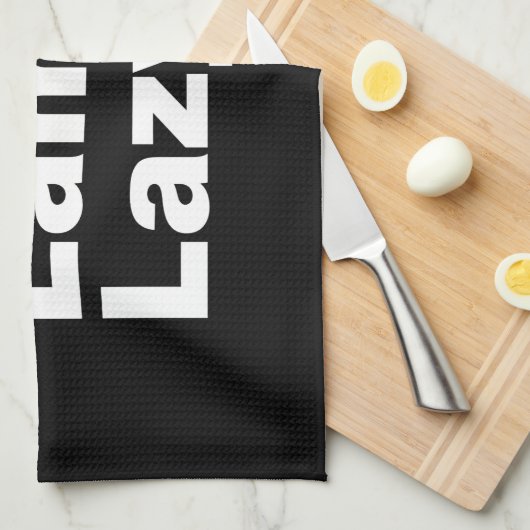 Sick & Lame & Lazy. Geschirrtuch (Viertel Falte)