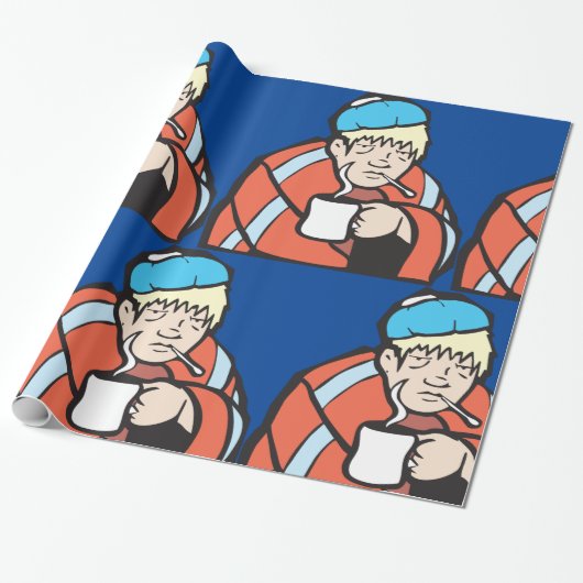Sick Man Geschenkpapier (Ungerollt)