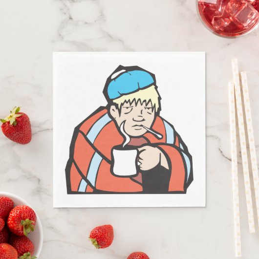 Sick Man Serviette (Beispiel)