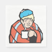 Sick Man Serviette (Vorderseite)