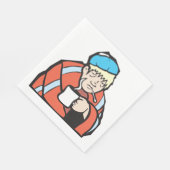 Sick Man Serviette (Ecke)