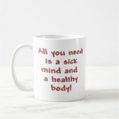 Sick Mind Kaffeetasse (Links)