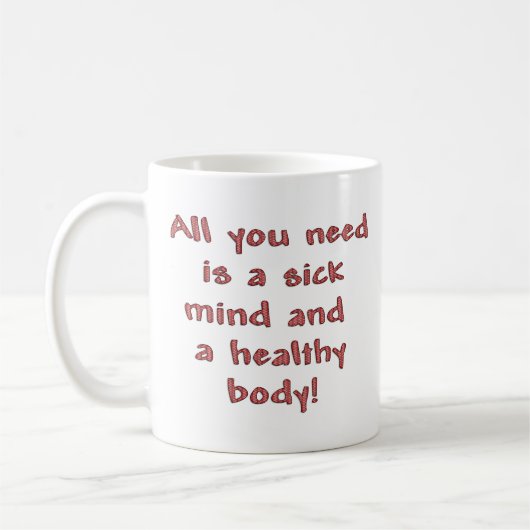 Sick Mind Kaffeetasse (Links)