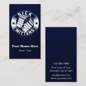 Sick Mittens Ice Hockey Slang Business Cards Visitenkarte (Vorne/Hinten)