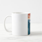 Sick Mood at Sunset, Despair (von Edvard Munch) Kaffeetasse (Links)