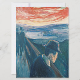 Sick Mood at Sunset, Despair (von Edvard Munch) Karte