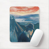 Sick Mood at Sunset, Despair (von Edvard Munch) Mousepad (Mit Mouse)