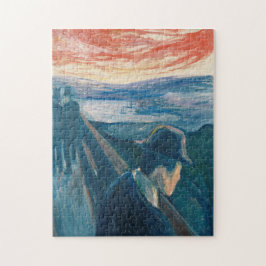 Sick Mood at Sunset, Despair (von Edvard Munch) Puzzle