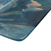 Sick Mood at Sunset, Despair (von Edvard Munch) Schneidebrett (Ecke)