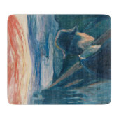 Sick Mood at Sunset, Despair (von Edvard Munch) Schneidebrett (Vorderseite)