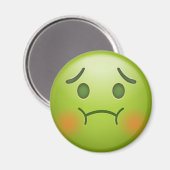 Sick Note Emoji Face Magnet (Vorderseite/Rückseite)