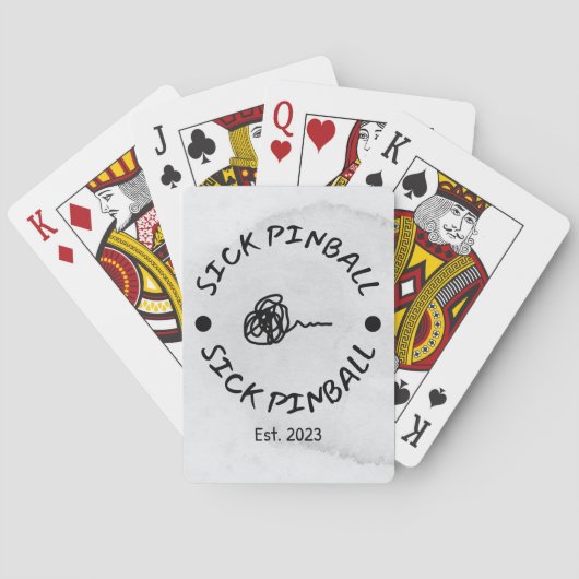 Sick Pinball Spielkarten (Rückseite)