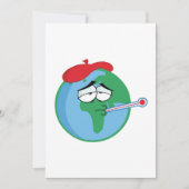 Sick Planet Einladung (Vorderseite)