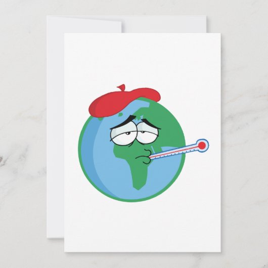 Sick Planet Einladung (Vorderseite)