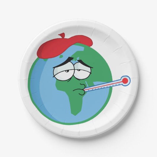 Sick Planet Pappteller (Vorderseite)