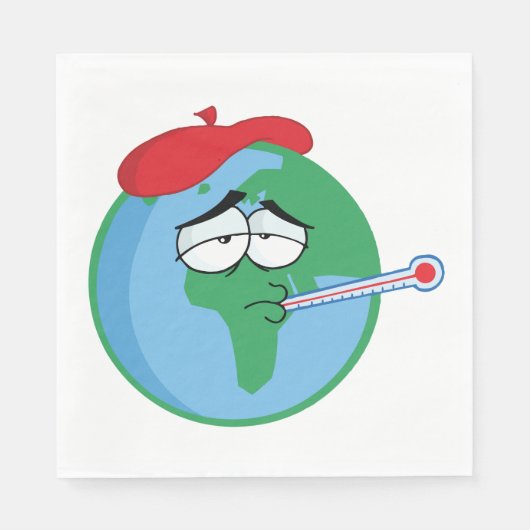 Sick Planet Serviette (Vorderseite)