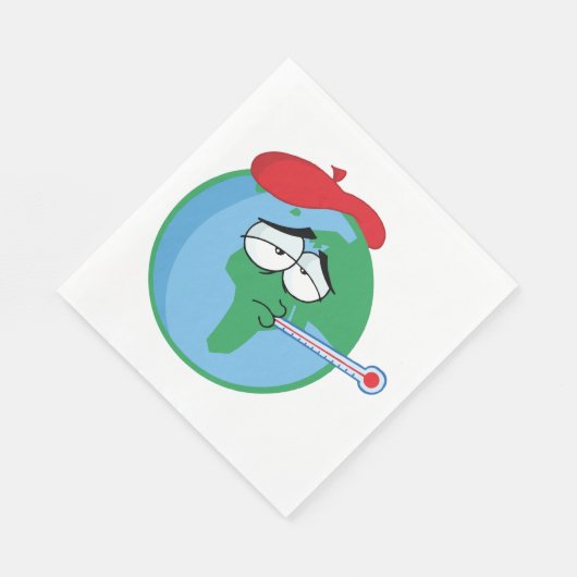 Sick Planet Serviette (Ecke)