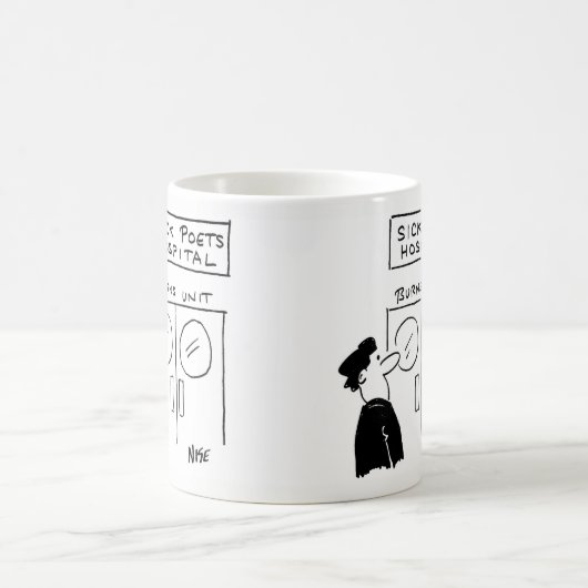 Sick Poets Hospital Kaffeetasse (Mittel)