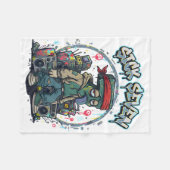 Sick Seven 67 Graffiti-Meme Six Seven Lustige Stra Fleecedecke (Vorderseite (Horizontal))