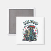 Sick Seven 67 Graffiti-Meme Six Seven Lustige Stra Magnet (Vorderseite/Rückseite)
