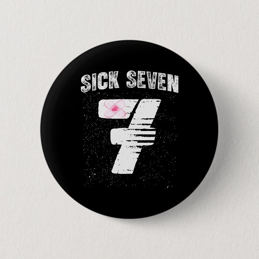 Sick Seven 67 Halloween Costume  Button (Vorderseite)