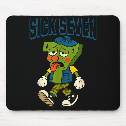 Sick Seven 67 Halloween Costume For Pular Design Mousepad (Vorne)