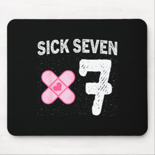 Sick Seven 67 Halloween-Kostüm Lustiges Wortspiel- Mousepad