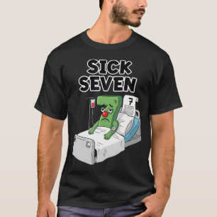 Sick Seven 67 Halloween-Kostüm Lustiges Wortspiel- T-Shirt