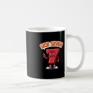 Sick Seven 67 Halloween-Kostüm Spaß mit Wortspiel Kaffeetasse