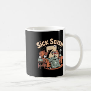 Sick Seven 67 Halloween Six Seven Kostüm Spaß Wort Kaffeetasse