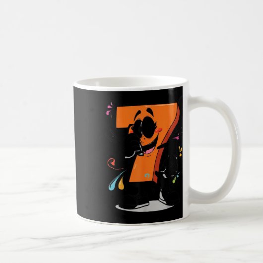 Sick Seven 67 Meme Brainrot Halloween-Outfit-Idee  Kaffeetasse (Rechts)