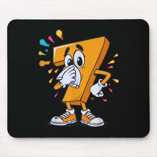 Sick Seven 67 Meme Halloween Costume For Fans Mousepad (Vorne)