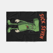 Sick Seven 67 Meme Halloween Costume Fun Retro Hum Fleecedecke (Vorderseite (Horizontal))