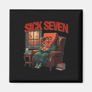 Sick Seven 67 Meme Halloween-Kostüm Lustig Cozy Au Magnet