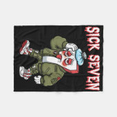Sick Seven 67 Meme Lustig Gen Alpha Slang Brainrot Fleecedecke (Vorderseite (Horizontal))