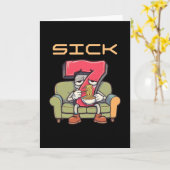 Sick Seven 67 Meme Six Seven 1 Karte (Gelbe Blume)